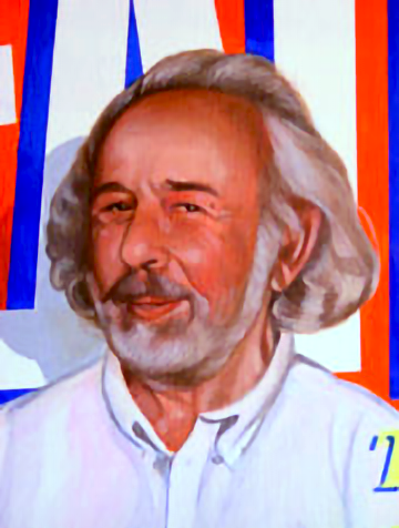 G.-Roy-Levin,-painting-by-john-rivera-resto,-detail